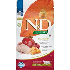 N&D Cat Pumpkin Neutered Quail & Pomegranate 1.5 kg