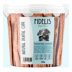 FIDELIS kramtomoji lazdelė Vital su triušiena, skanėstai šunims (500 g kibiras)