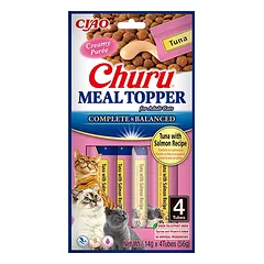 Churu Meal Topper skanėstas katėms su tunu ir lašiša 12x56g
