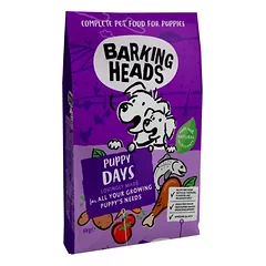 BARKING HEADS Puppy Days Turkey šuniukams su kalakutiena 2kg. – 6kg.