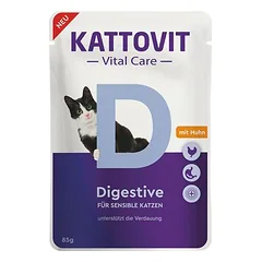 Kattovit Vital Care Digestive Pouches su višta, drėgnas maistas katėms