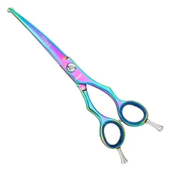 Geib Entree Titan Safety Scissors - high-quality safety scissors with a single-sided micro-grind and titanium coating - Curved