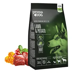 Primadog su eriena ir bulvės suaugusiems šunims 10 kg