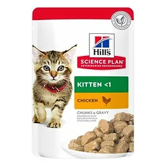 Hills Science Plan Cat Kitten <1 with chicken 12 x 85g parduotuvėje 1petshop.lt