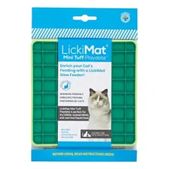 Laižymo kilimėlis LickiMat Cat Playdate Tuff, žalias