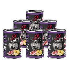 ALPHA SPIRIT WET konservas su ėriena ir kriaušėmis 400g 6vnt