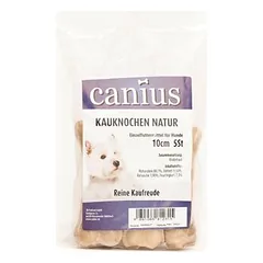 Canius presuotas kramtomasis kaulas 10 cm, skanėstai šunims