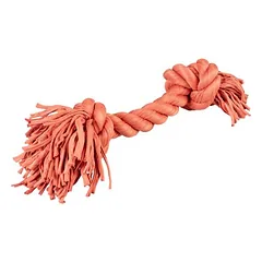 Duvo+ Baumwollseil mit 2 Knoten rot