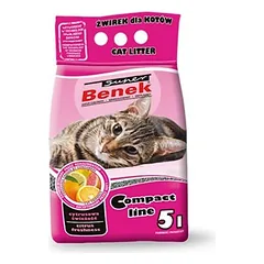 Benek Super Compact kraikas katėms su citrusinių vaisių aromatu 5 l