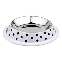 Duvo+ Hundenapf Deco Fix Dots weiß