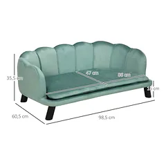 Šuns sofa 98,5 × 60,5 × 35,5 cm — 3 nuotrauka