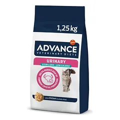 Advance Cat Urinary Sterilized Low Calorie sausas maistas katėms esant urinarinėms/šlapimo takų problemoms