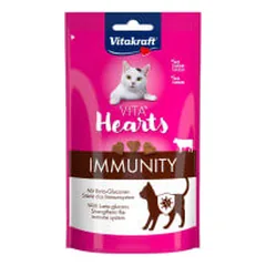 Vitakraft Vita Hearts Immunity skanėstai su jautiena katėms