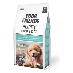 Four Friends Puppy Lamb & Rice begrūdis sausas ėdalas šuniukams su ėriena, 3 kg