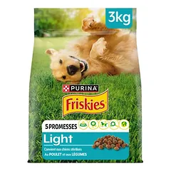 Purina FRISKIES Light Sterilized su vištiena ir daržovėmis, sausas maistas šunims