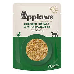 APPLAWS konservai katėms su vištiena ir šparagais 70 g