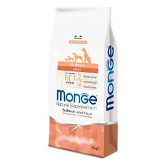 Monge Dry Dog Natural Superpremium Spec. Line All Breeds Adult sausas maistas šunims su lašiša, 12 kg