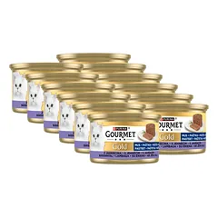 Purina Gourmet Gold putėsiai su ėriena 12x85g