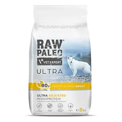 Raw Paleo Ultra sausas maistas vidutinių ir didelių veislių suaugusiems šunims su kalakutiena 2kg