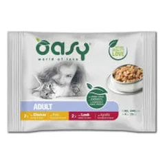 Oasy konservų rinkinys su mėsa katėms