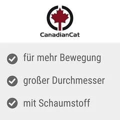 Canadian Cat Company bėgimo ratas katėms, juoda / antracito spalvos — 3 nuotrauka