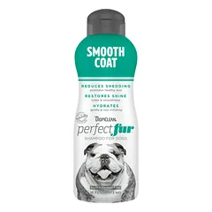 Tropiclean Perfect Fur Smooth Coat Shampoo - šampūnas šunims su lygiu, trumpu kailiu