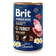Brit Premium by Nature Junior Turkey With Liver 400g