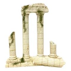 Aqua Della Aquariumdekoration Griechische Säule