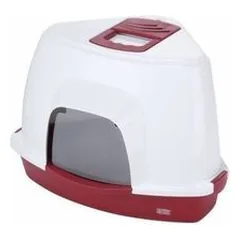 Closed cat corner toilet Medio 38x56x40 cm bordo