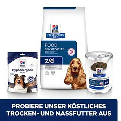 Hill's Prescription Diet z/d Food Sensitivities sausas maistas katėms — 5 nuotrauka