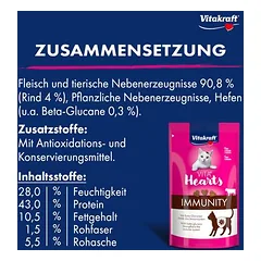 Vitakraft Vita Hearts Immunity skanėstai katėms, < 49 g — 3 nuotrauka