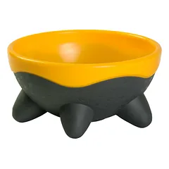 Kiwi Walker Ufo Bowl - plastikinis šuns dubuo su kojelėmis, Pomarańczowy / 750ml — 4 nuotrauka
