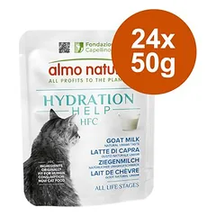 Almo Nature HFC Hydration Help drėgnas maistas katėms, ekonominė pakuotė 24 x 50 g