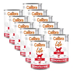 CALIBRA Dog Life Adult Beef with Carrots 12x400g