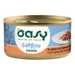 Oasy Caprice konservai su vištiena ir lašiša padaže katėms