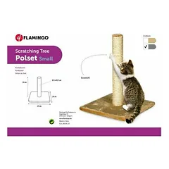 Flamingo SCRATCH POLE POLSET S GREY 29x29x39 — 2 nuotrauka
