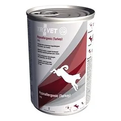 Trovet Dog Hypoallergenic (Turkey) TPD 400 g - konservai šunims