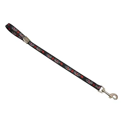 Show Tech Grooming Noose Pawprint - kirpimo pavadėlis su šuns pėdutėmis ir kaulais, Fioletowa / 53cm — 2 nuotrauka