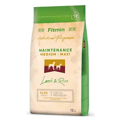 FITMIN Medium Maxi Maintenance Lamb&Rice 12kg