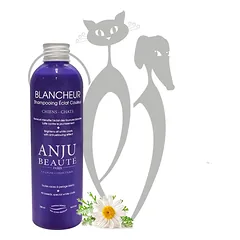 ANJU BLANCHEUR, baltą spalvą paryškinantis šampūnas šunims ir katėms – 250ml
