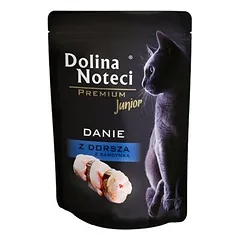 Dolina Noteci Premium Junior menkės patiekalas su sardinėmis  85g