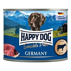 HAPPY DOG Sensible Pure Germany Jautiena 6 x 200 g – šlapias šunų maistas
