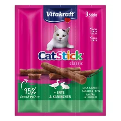 Vitakraft Cabanos Cat Stick Mini triušis ir antis katėms 18g
