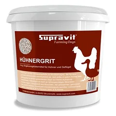 Supravit Kalkgrit für Geflügel - Futterkalk Ergänzungsfutter für Hühner