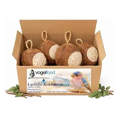 Gefüllte ganze Kokosnüsse für Wildvögel Marke Liebesvogel