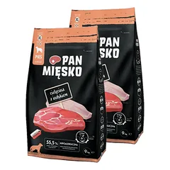 PAN MIĘSKO Veršiena su kalakutiena XL 2x9 kg