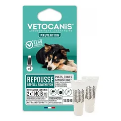 Vetocanis atbaidantis užlašinamas tirpalas šunims nuo erkių (10-20kg), N2