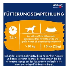 Vitakraft Dental 3in1 medium, rinkinys, skanėstai šunims — 4 nuotrauka