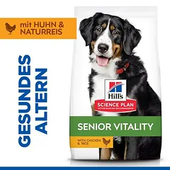 Hill's Science Plan Senior Vitality Mature Adult 6+ Large su vištiena, sausas maistas šunims — 2 nuotrauka