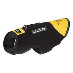 Julius - K9 IDC Neopreno šuns striukė geltona - neopreno šuns striukė, juoda su geltona, 2 — 5 nuotrauka
